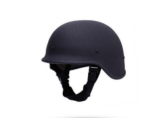 Police Bulletproof Military Ballistic Helmet , Black Ballistic Combat Helmet