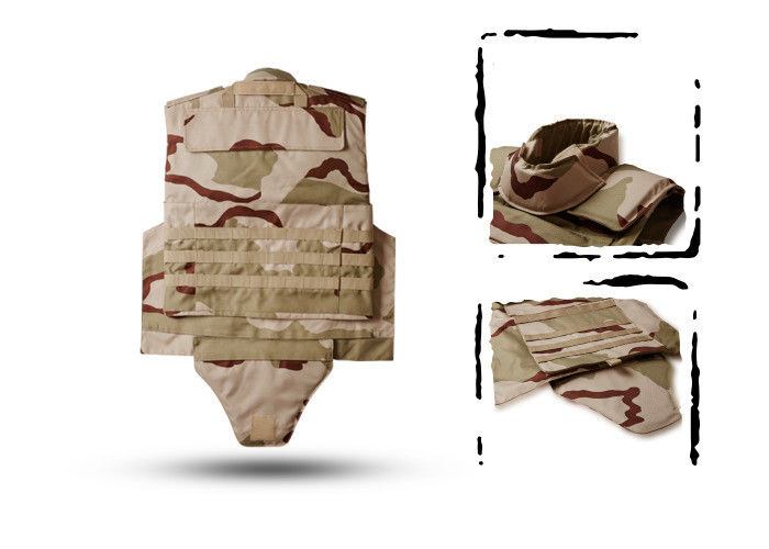 600D Polyester Tactical Bulletproof Vest 2 Side Plates Vest Design