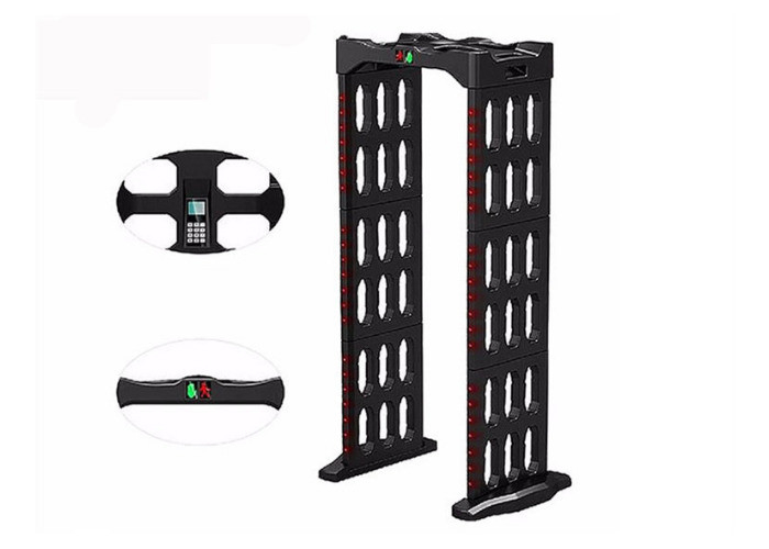 Portable Walk Through Metal Detector 33 Pinpoint Zones For Security
