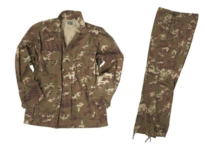 Snow Camouflage Military Camo Clothing , CVC5050 Tear Resistance Army