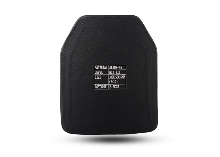 Aluminum Oxide Ceramics Military Armor Plates , Light Insert Hard Armor