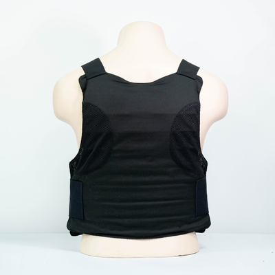 NIJ 0115.00 Stab Resistant Vest With Carbon Fiber Armor Pieces Coated Into Aramid Fabric