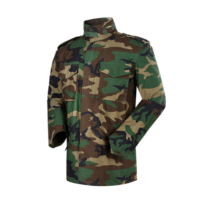 Olive Green M65 Military Tactical Wear Removable Hood OEM Camouflage