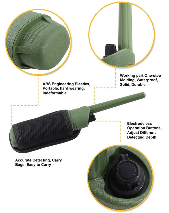 Portable Scanner Hand Held Security Wands With USB Charger / Highly