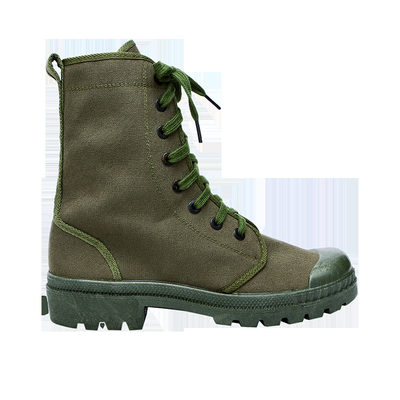 quality  Canvas Cotton Combat Tactical Boots Army Soldier Military Training Shoes factory