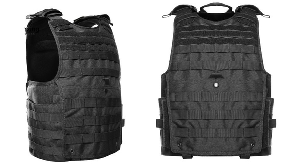 Black Bulletproof Protective Vest for Maximum Durability
