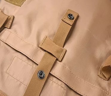 OEM Stab And Bullet Proof Vest Concealed Khaki MOLLE System