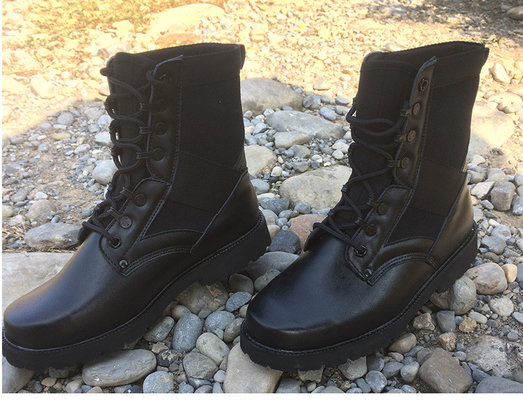 Men Black Army Combat Desert Tactical Boots
