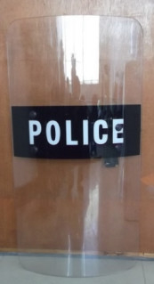 anti riot shield Transparent Polycarbonate Police Riot shield