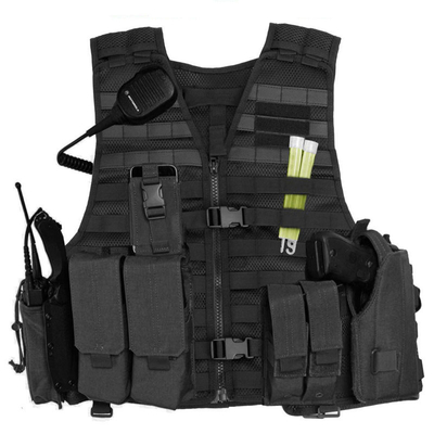 500D PURE Nylon Fabric Military Tactical Vest For Security