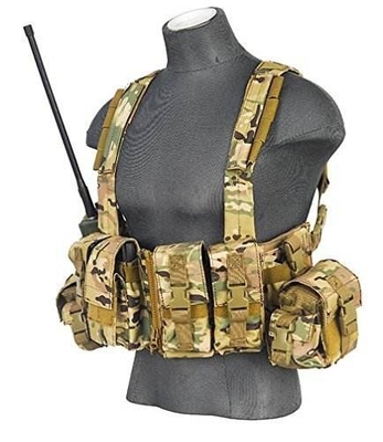 Light Weight Combat Tactical Vest MOLLE System Camouflage Color
