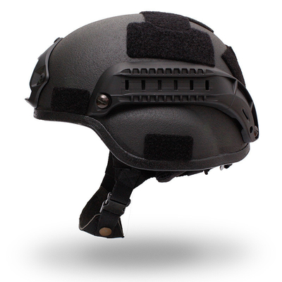Bulletproof Heavy Duty Ballistic Helmet with Impact Resistance and Black Color