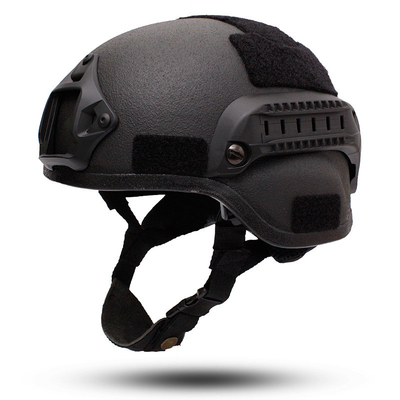 Bulletproof Heavy Duty Ballistic Helmet with Impact Resistance and Black Color