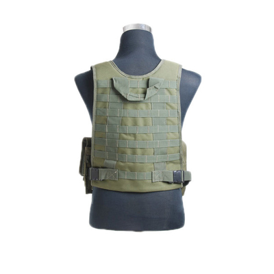 Nylon Combat Tactical Vest Adjustable Size Removable Shoulder Straps