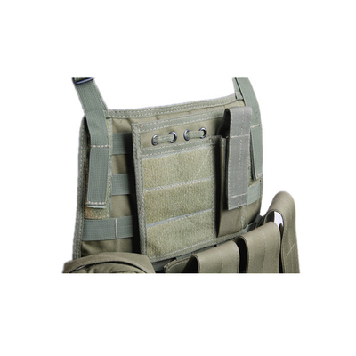 Nylon Combat Tactical Vest Adjustable Size Removable Shoulder Straps