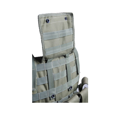 Nylon Combat Tactical Vest Adjustable Size Removable Shoulder Straps