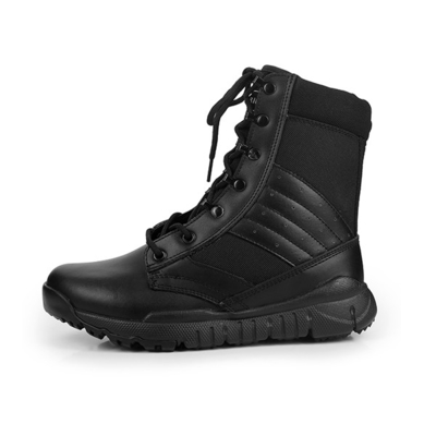 Shock-Absorbent Military Tactical Boots Ankle-High Breathable