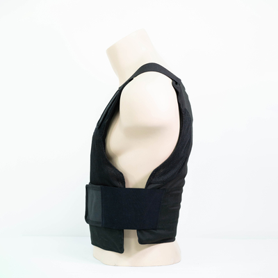 NIJ 0115.00 Stab Resistant Vest With Carbon Fiber Armor Pieces Coated Into Aramid Fabric