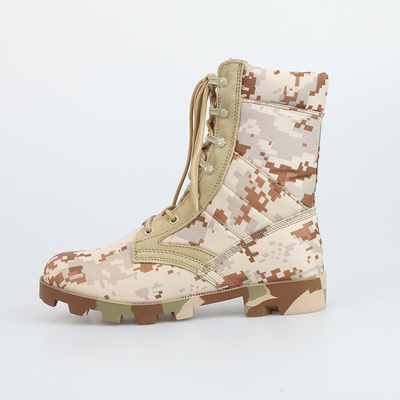 Anti-slip Function Combat Tactical Boots With Flat Heel And Durable Rubber Outsole