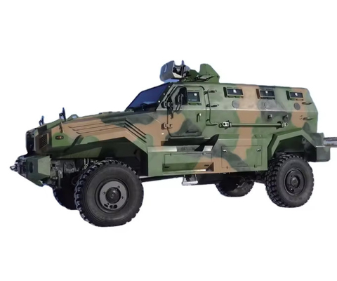 830KG Entire Weight Armored Security Vehicle Full Time Four-Wheel Drive Technology