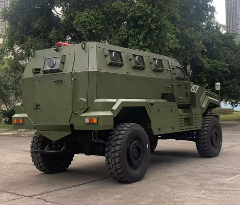 830KG Entire Weight Armored Security Vehicle Full Time Four-Wheel Drive Technology