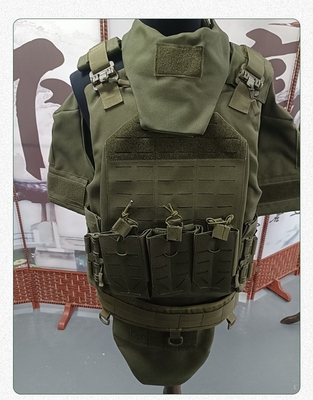Tactical Gear Security Molle System Oxford Fabric Carrier Vest Tactical Vest With Soft UHMWPE Armor Plate