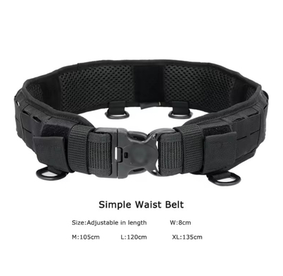 Holster Accessories Outdoor Security Combat Tactical Belt Buckle With 11 Pouches