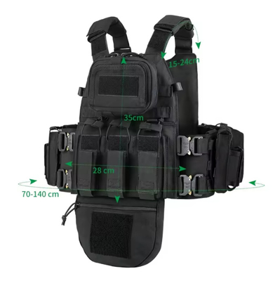 Custom Tactical Vest Hunting Gear Plate Carrier Green Fully Protection Tactical Vest Outdoor Training