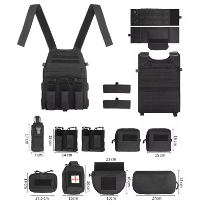 Custom Tactical Vest Hunting Gear Plate Carrier Green Fully Protection Tactical Vest Outdoor Training