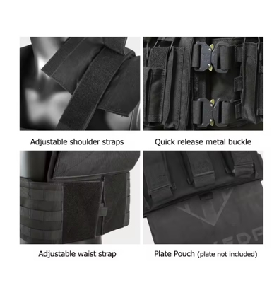 Custom Tactical Vest Hunting Gear Plate Carrier Green Fully Protection Tactical Vest Outdoor Training