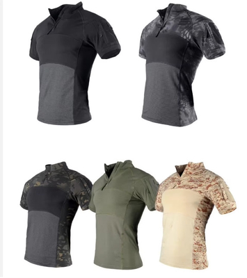 Tactical Uniform Short Sleeve Tactical Suit Camouflage Loose Quick Drying Outdoor Summer Sports Clothes