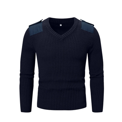 Men Olive Green Knitted Autumn Winter Keep Warm Thickness Combat Sweater Outdoor Tactical Pullover
