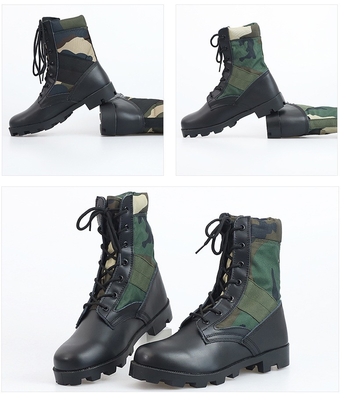 High Quality Men's Tactical Work Boots Black Combat Boots For Motorcycle Hiking Defense Shoes