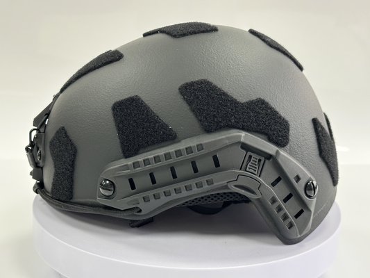 Tactical Ballistic Helmet NIJ IIIA UHWPE Black Color For Men Tactical  Military Training