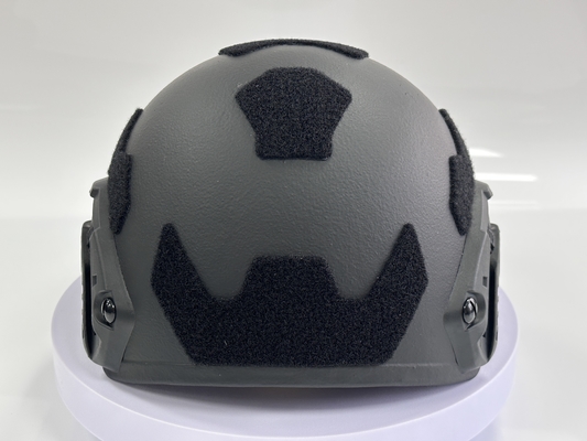 Tactical Ballistic Helmet NIJ IIIA UHWPE Black Color For Men Tactical  Military Training