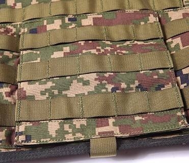 Comfortable Black Adjustable Nylon Military Tactical Bulletproof Vest With Plates NIJ IIIA/III/IV