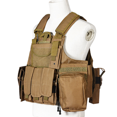 Breathability Adjustable Shoulder Straps Combat Ballistic Vest For Effective Armor Protection