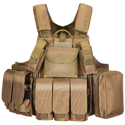 Breathability Adjustable Shoulder Straps Combat Ballistic Vest For Effective Armor Protection