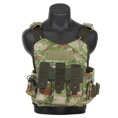 Ghost Tactical Vest Multifunctional Wear-resistant With Bulletproof Panel Outdoor Training Suit Eight-piece Camouflage