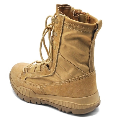 High Shoes Lightweight Desert Waterproof Sport Rubber Combat Shoes Black Leather Tactical Boots For Men