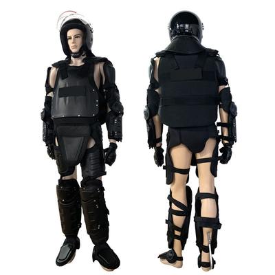2024 New Fully Defense Black Rigid Flame Retardant Riot Suit Anti Hit Suit Safety Riot Suit