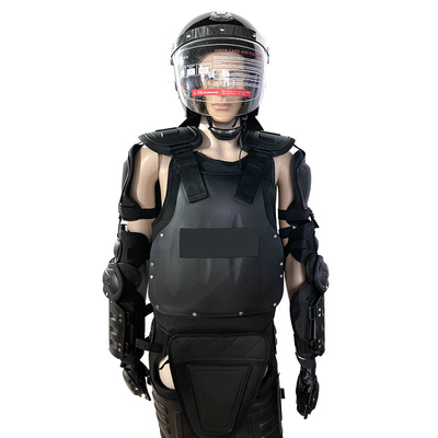 2024 New Fully Defense Black Rigid Flame Retardant Riot Suit Anti Hit Suit Safety Riot Suit