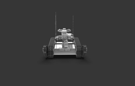 Remotely operated tracked explosive-detonation robot, all-terrain explosive-detonation vehicle