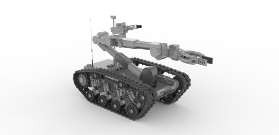 Large Intelligent Multi-Purpose Explosive Disposal Robot