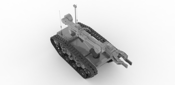 Large Intelligent Multi-Purpose Explosive Disposal Robot