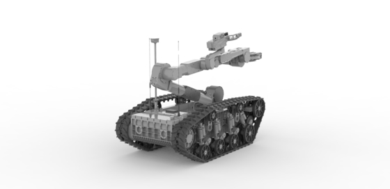 Large Intelligent Multi-Purpose Explosive Disposal Robot