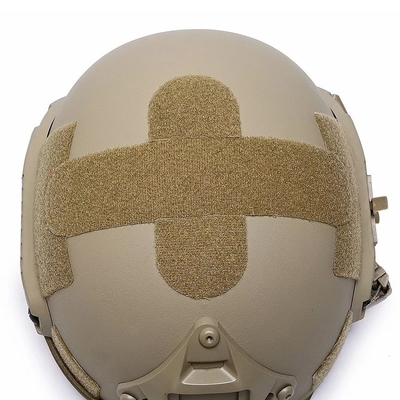 FAST Ballistic Helmet NIJ IIIA Ballistic Protective Headgear Kevlar Tactical Large Size High Cut Khaki Helmet