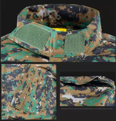 Men's Tactical Training Track Outdoor Trousers Kneepads Camo Custom Workwear Long Pants