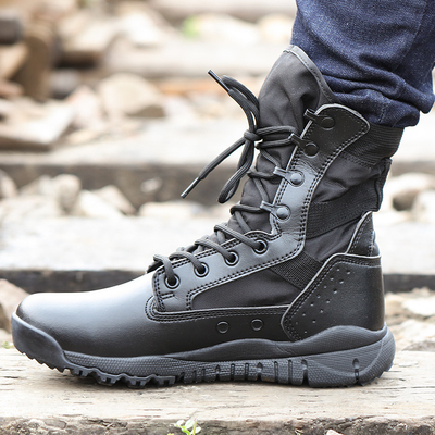 Tactical Boots with Ankle Support for Security Personnel