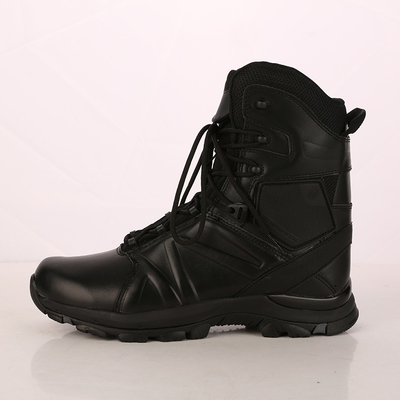 Durable Leather Insulated Mid Calf Combat Boots